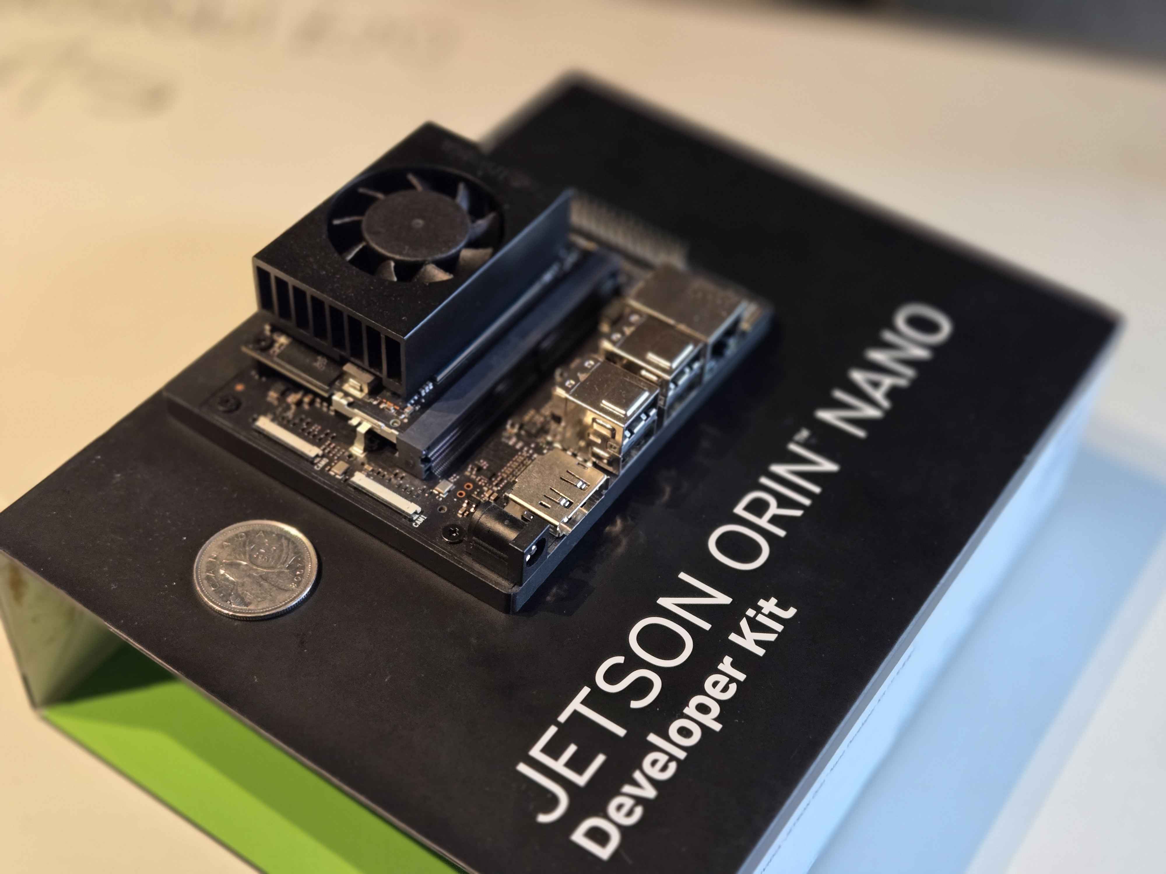 NVIDIA Jetson device on branded box